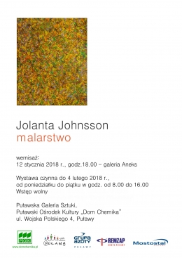 Wernisaż wystawy Jolanty Johnsson "Malarstwo"